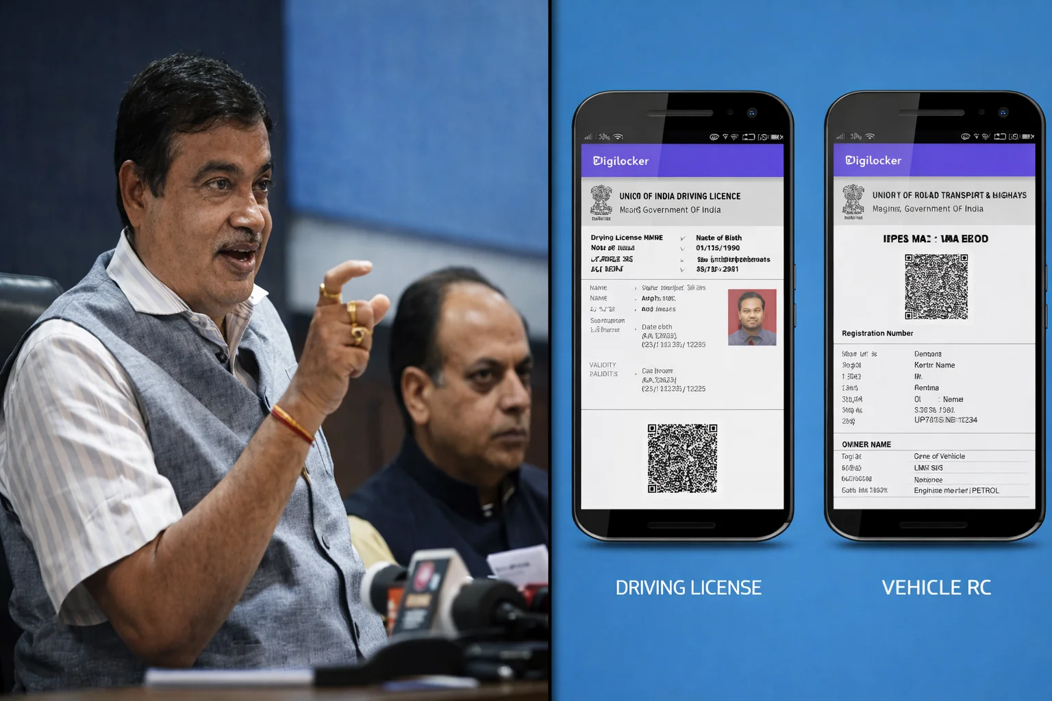 Now, DL, RC to be valid in e-form